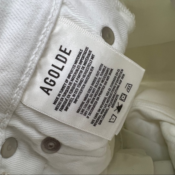 AGOLDE Toni Chewed Hem Straight Leg Jeans - Picture 9 of 9